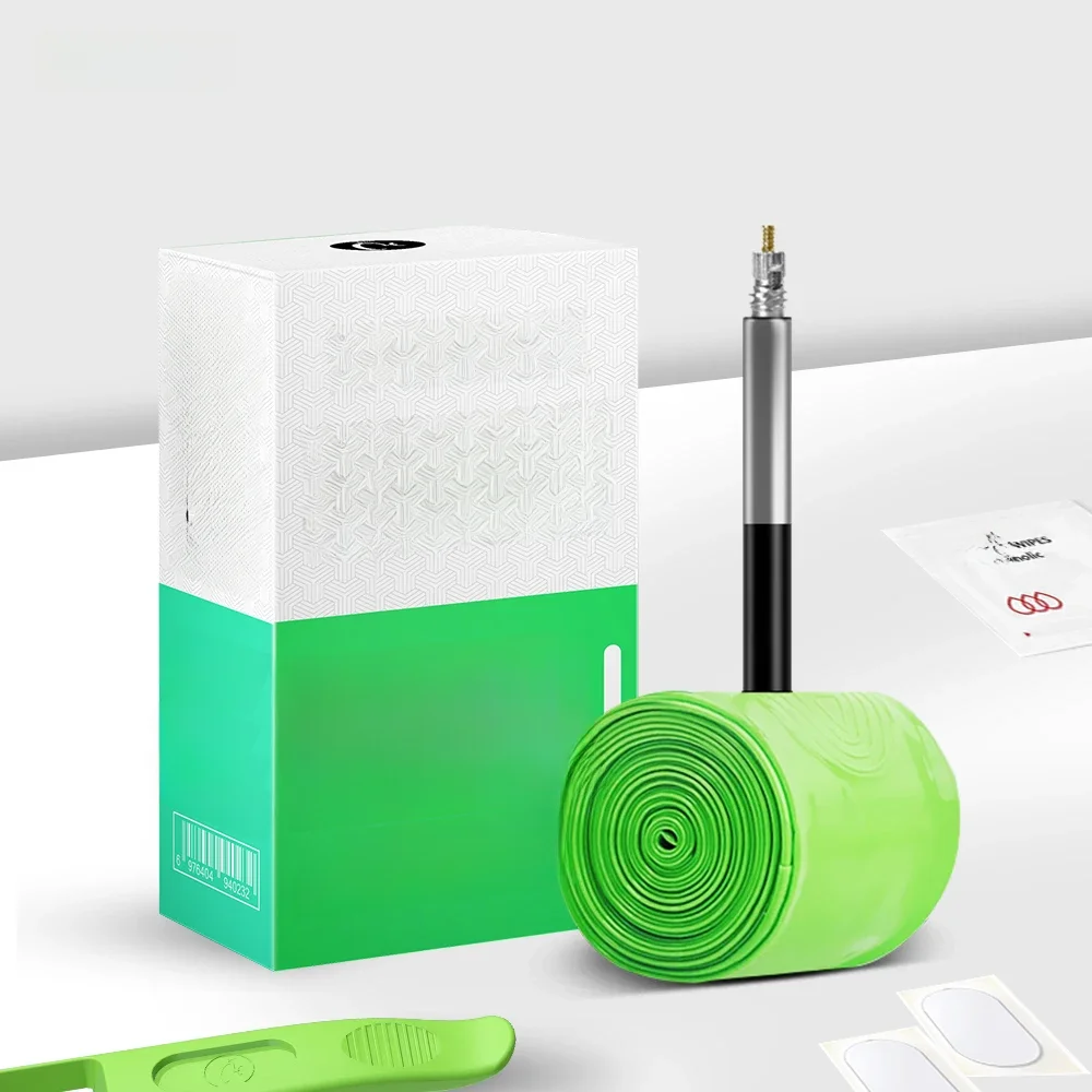 CYCLAMI gravier ultraléger route vtt 29 vélo TPU chambre à air pneu Valve française FV 700c 32c 35c 37c 40c 47c avec outils de réparation de pneus