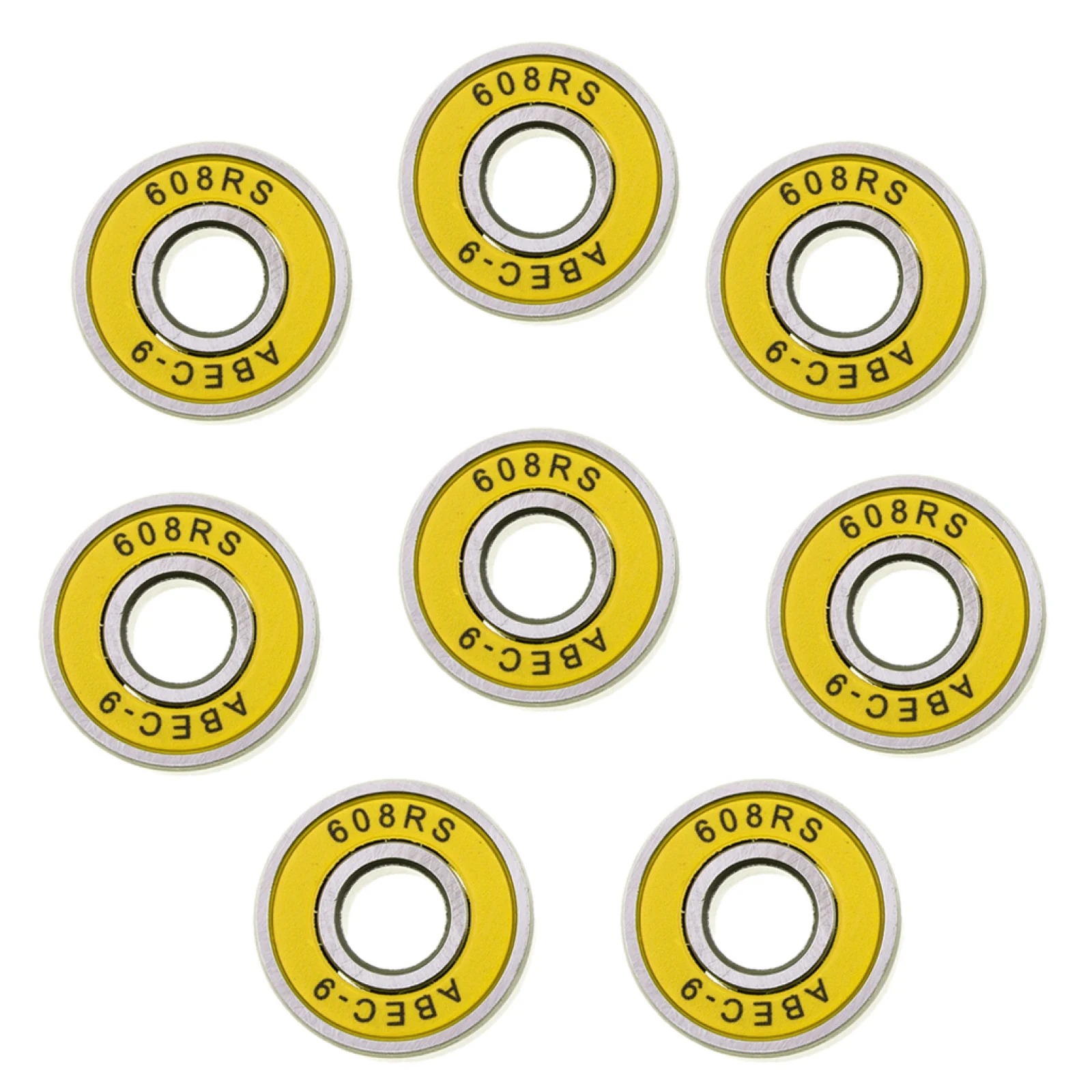 8 ピース/セット Abec 9 高速ベアリング 608RS 両面防塵 8