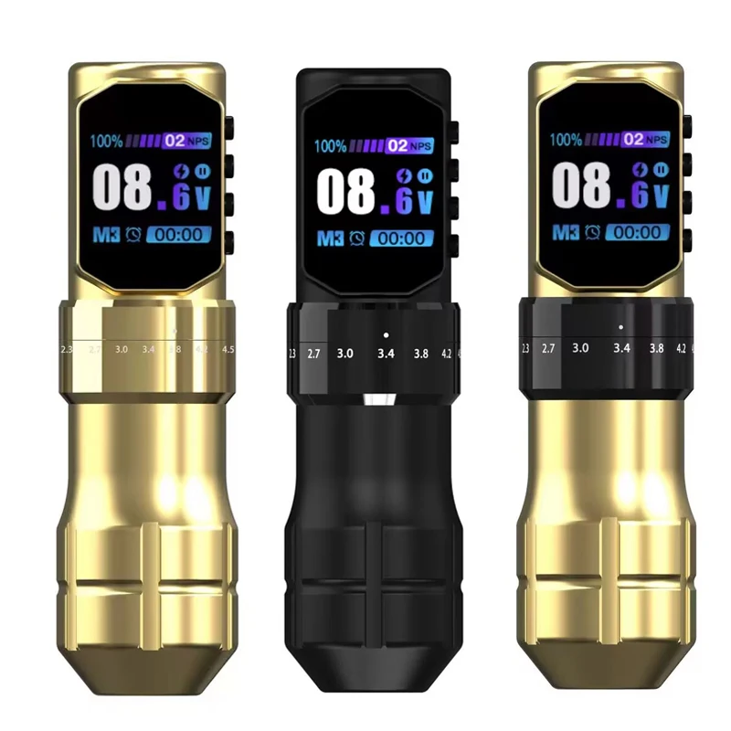 

Wireless Tattoo Pen Tattoo Machine Dual Mode Direct Drive IPS Screen Timing Function Battery 2000mAh Suitable tattoo artists