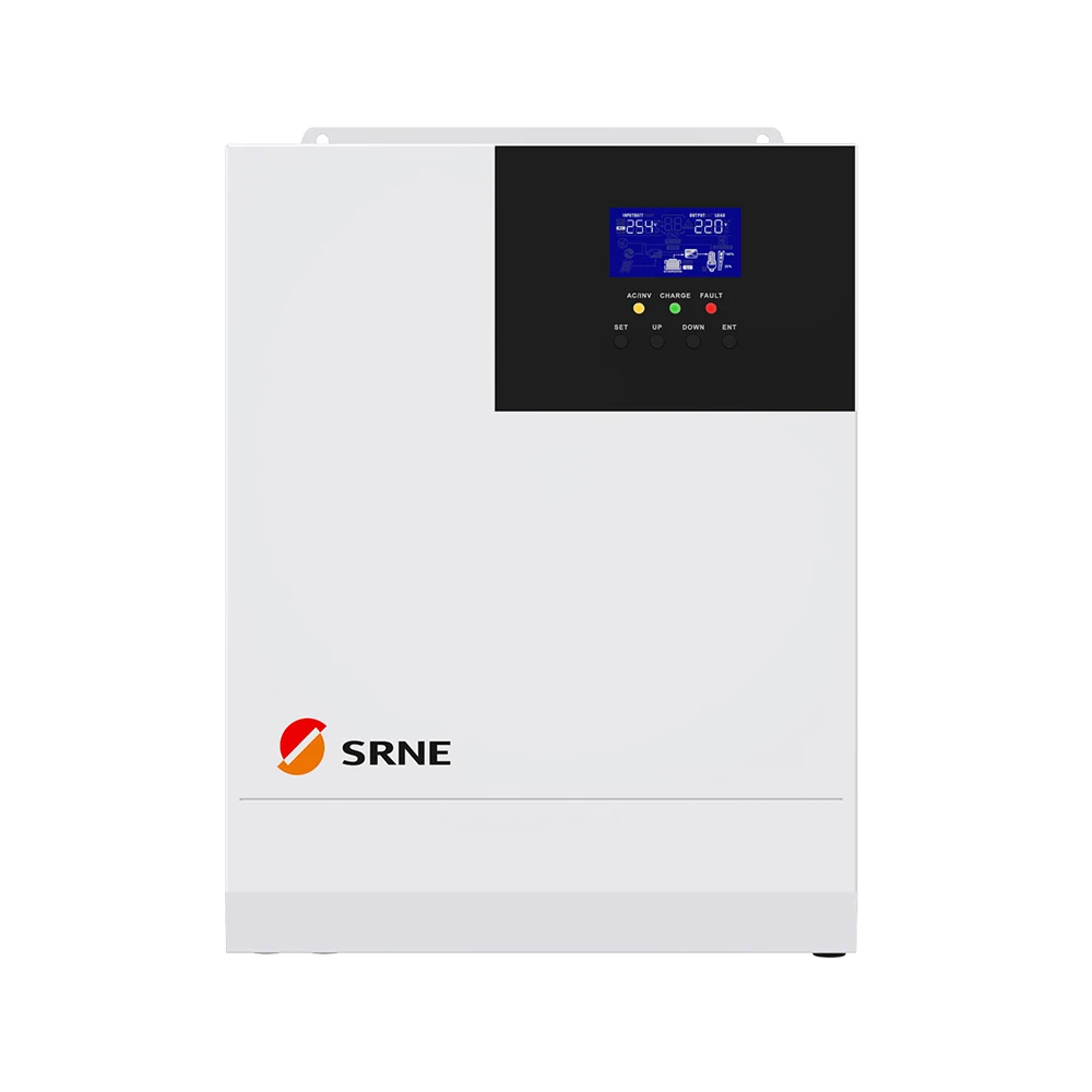 SRNE 3300W Hybrid Solar Inverter 220V MPPT 80A 3300VA Pure Sine Wave Inverter Off-Grid Solar Inverter 24V Battery Charger