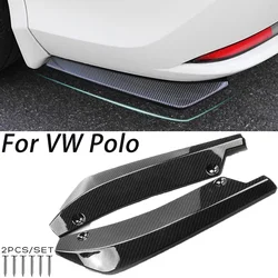 Rear Bumper Lip Wrap Angle Diffuser Splitter Canard Spoiler For VW Polo Mk3 Mk4 Mk5 Mk6 GTI 86C 6N 6N2 6KV 6Q 9N 9N3 6R 6C AW BZ