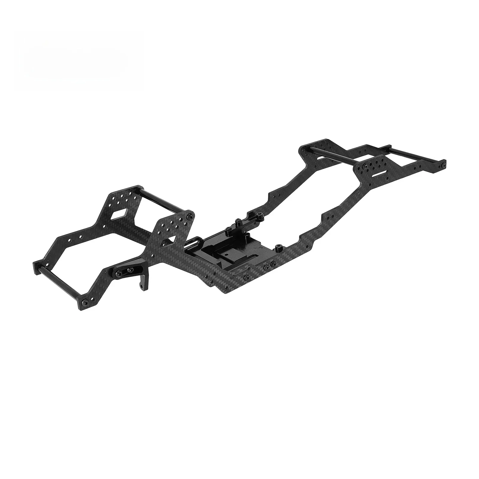 INJORA 313/324mm rozstaw osi LCG zestaw podwozia z włókna węglowego belka ramy dla 1/10 gąsienica RC TRX4 części zamienne — zdjęcie 2