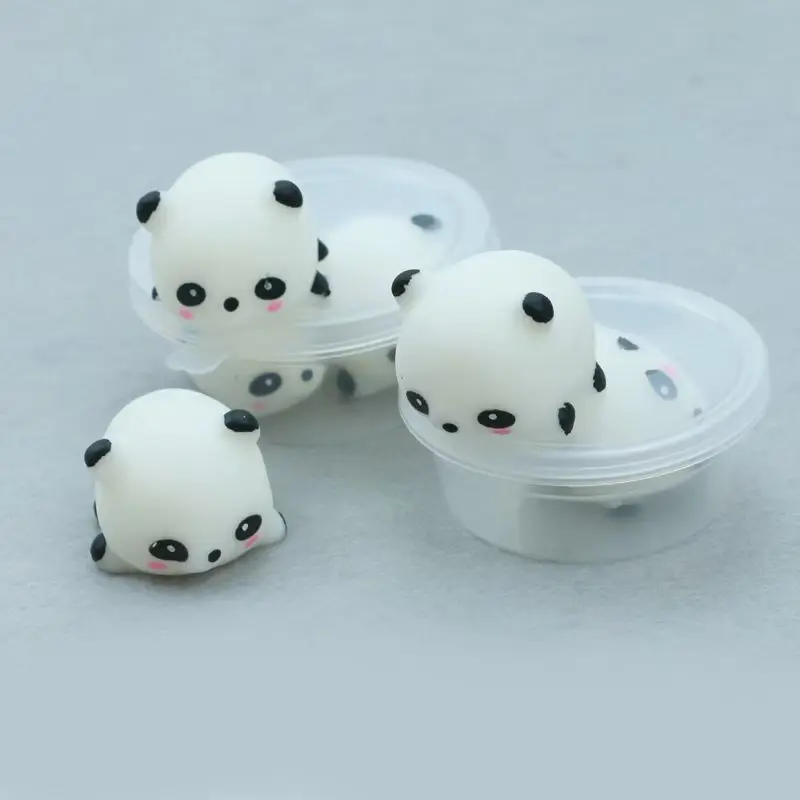 1PCS Cute Mochi Squishy Kawaii Panda Slow Rising Squeeze Healing Fun Kids Kawaii Toy Stress Reliever Anti-stress for Adult Kids