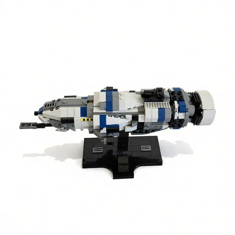 

NEW MOC The Expanse Rocinante Midi-Scale MOD From The Invisible Hand Set Building Blocks Sapceship Model DIY Bricks Toys Gifts