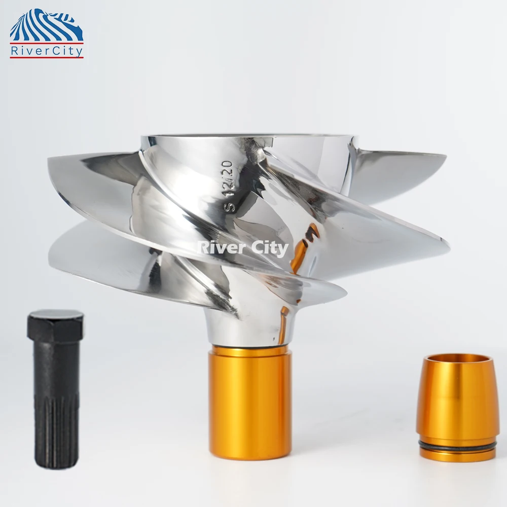 Remplacement pour Seadoo GTX 4-tech Limited Supercharge 185HP Jet Ski turbine SR-CD-12/20 155.5MM 4 lames pièces de PWC polies