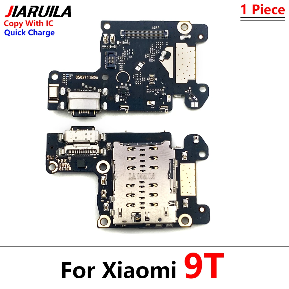 샤오미 Mi 10T 9T 10 11T 프로 Mi10T 12T 프로 Mi 11 A1 용 USB 서브 마이크 보드 도크 충전기 커넥터 충전 포트 플렉스 케이블, 20 개