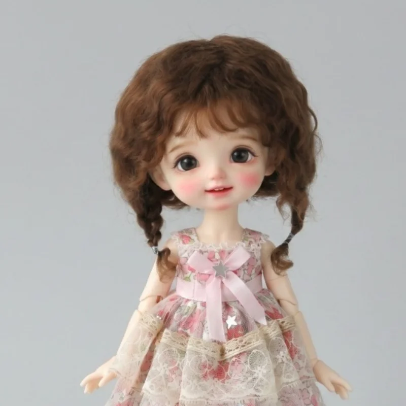 2026 Top Sale Soft BJD Mohair Wig Suit For Lati Yellow OB11 YOSD MSD SD Blythe Doll Hair Cute Braids Cheap Doll Accessories