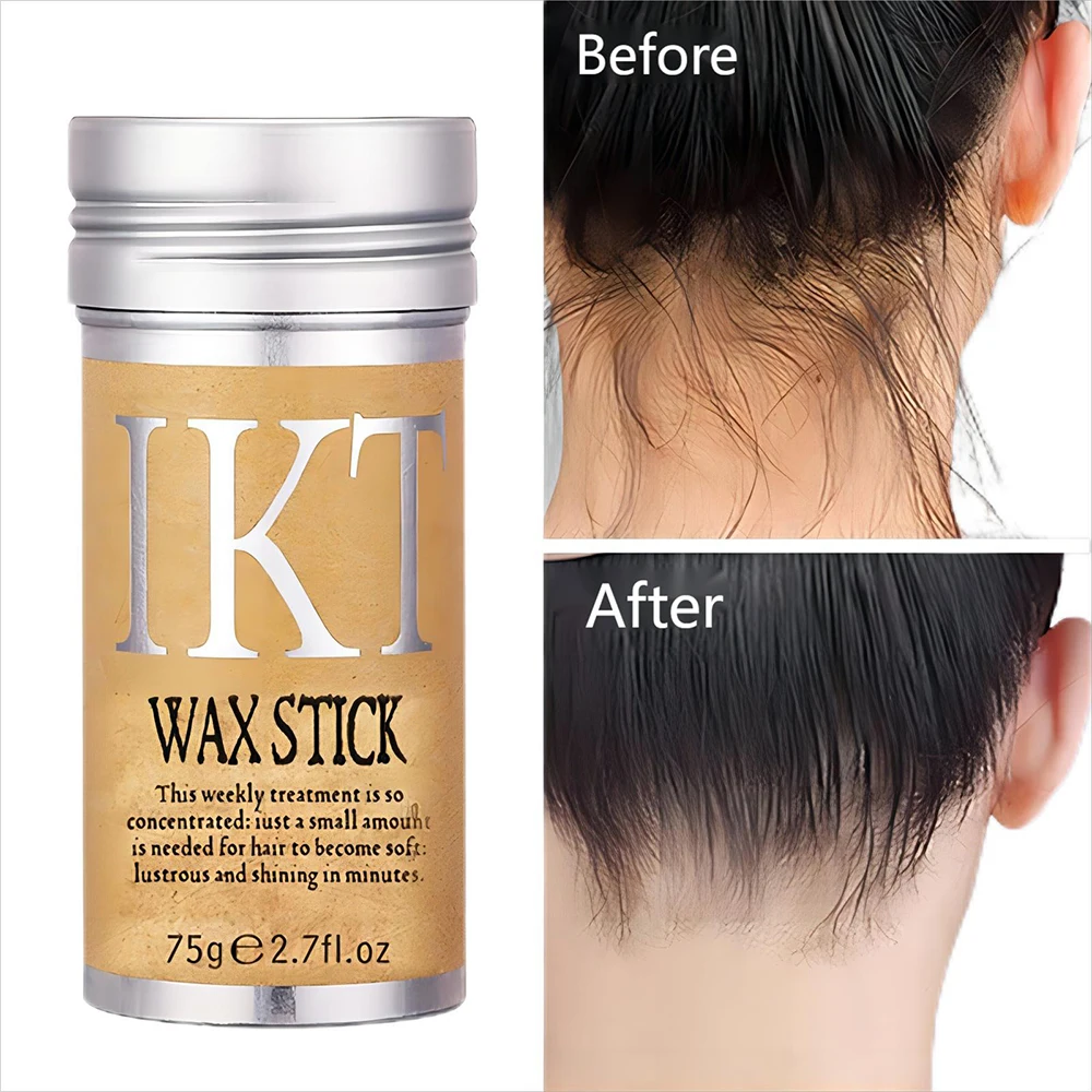 

75g Strong Hold Hair Wax Stick For Hair Styling Wig Knots Healer Gel Stick Thin Baby Hair Perfect Line