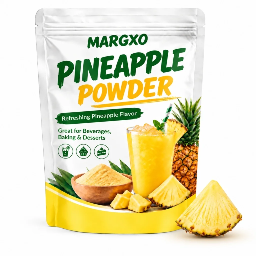 Pineapple Powder, Natural Pineapple Flavor Powder, Tangy Tropical Taste, Great For Drinks, Baking, Smoothies, Dessert Toppings, 6.35OZ, No Added Sugar Or Additives, Delicious Fruity Flavor For Creative Kitchen Recipes