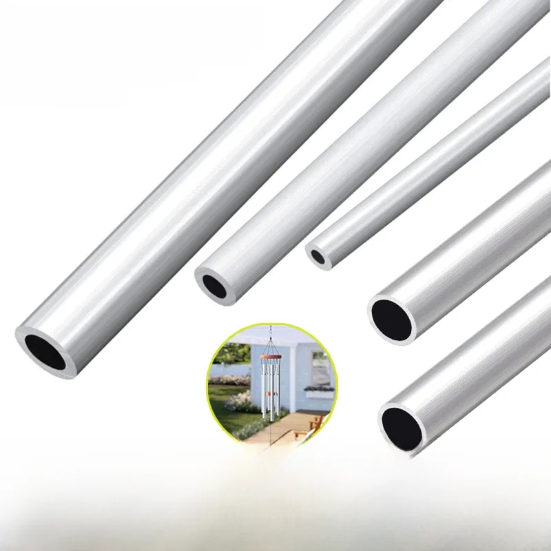 Aluminium rohrs tärke 0.5 ~ 3mm oder 5-20mm id 3 ~ 18mm gerade 200mm 500mm lang rundes Aluminium