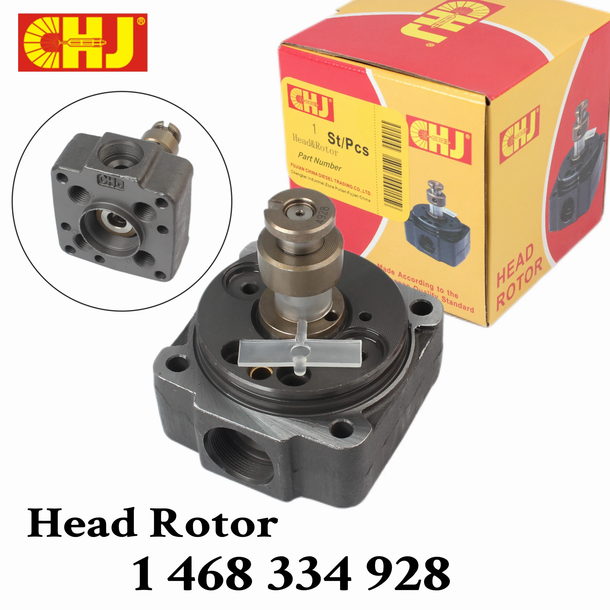 CHJ 1468334928 VE Pump Head Rotor, 4 Cylinder/11MM Left, 4/11L Distributor Head 1 468 334 928