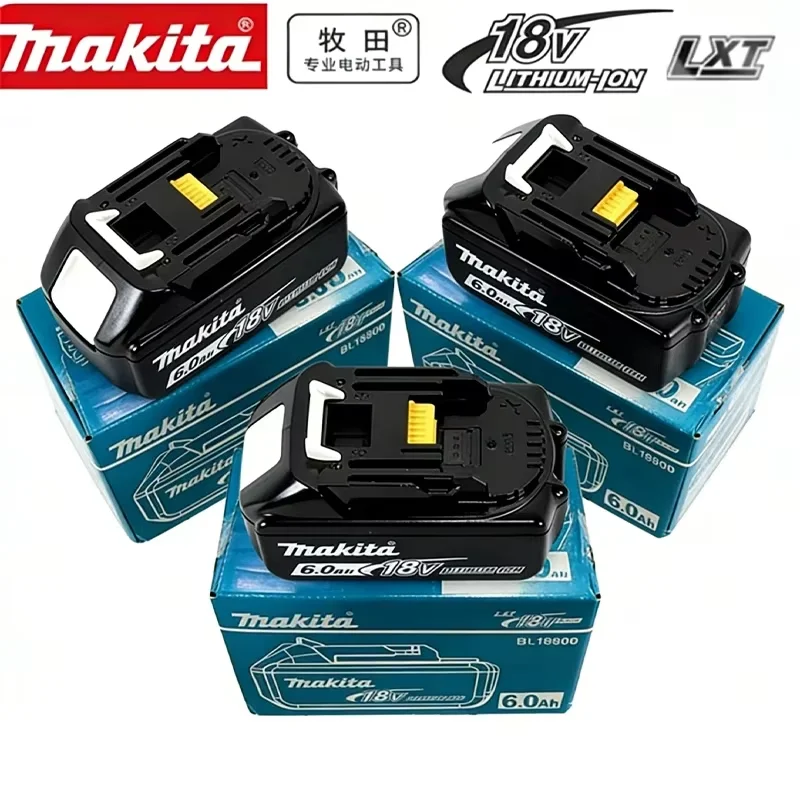 Oryginalna, akumulatorowa bateria litowa Makita, model BL1840BL1830B, BL1830B, BL1830B, BL1830B, 6 Ah, 18 V, bateria do elektronarzędzi Makita.