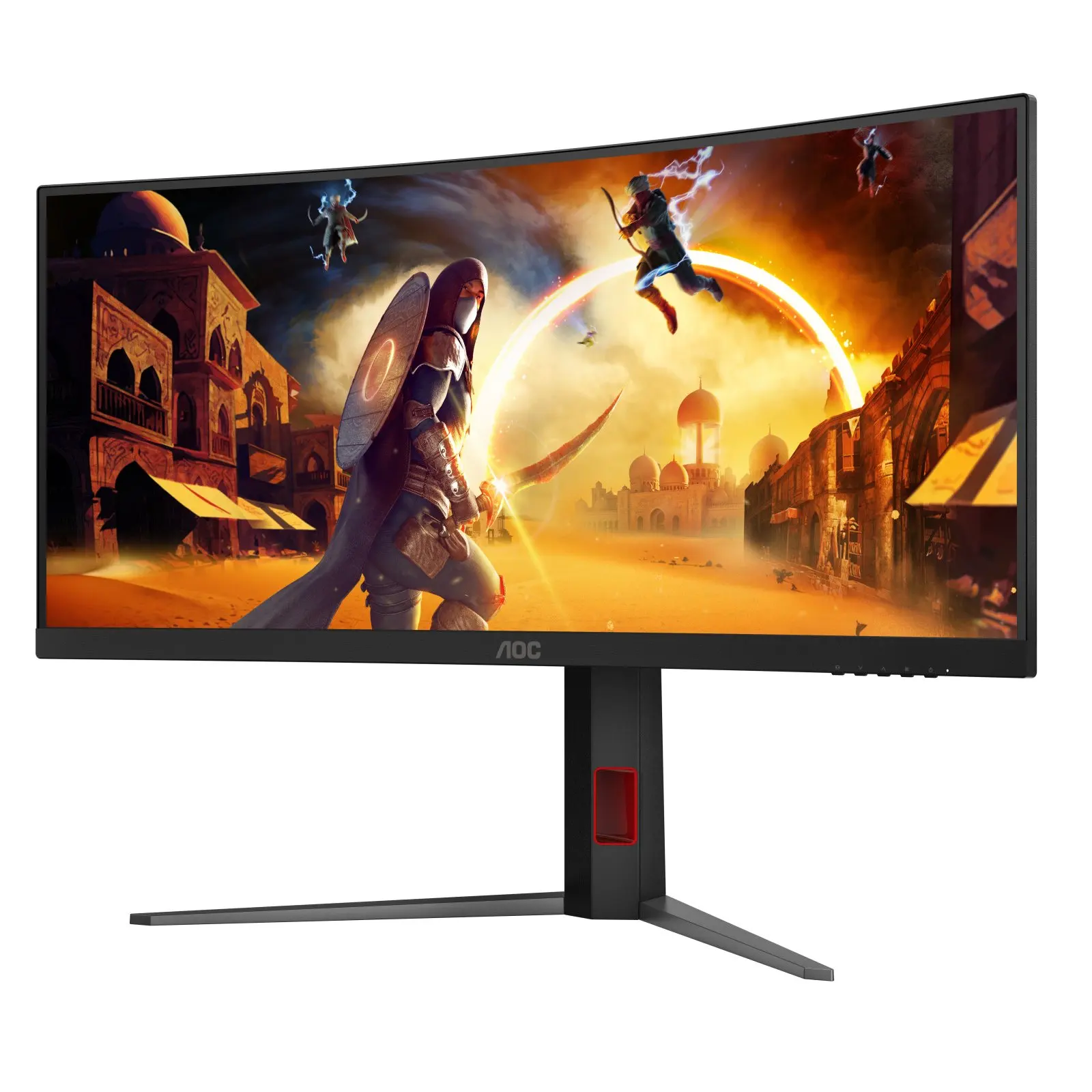 Monitor Curvo AOC CU34G4 de 34 Pulgadas, VA Rápido de 180Hz, UWQHD, 1ms, 2 * HDMI/DisplayPort 6