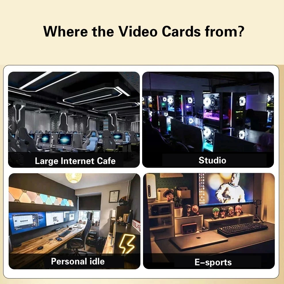 2024 usado ZOTAC GTX 1660Ti 6GB 1660 Super GDDR6 GPU de 192 bits