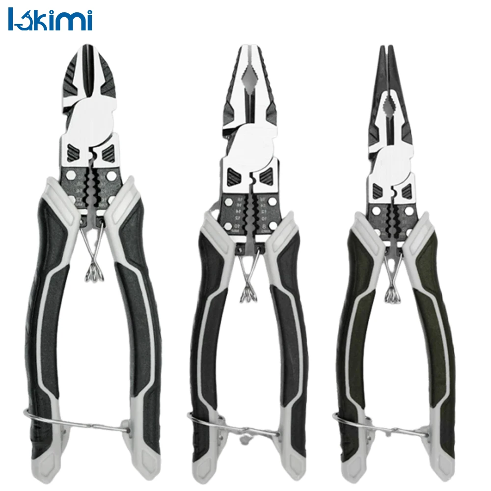 

Multifunctional Universal Wire Cutters - Durable Diagonal Pliers with Anti-Slip Design for Electrician Repairs LK-AA32