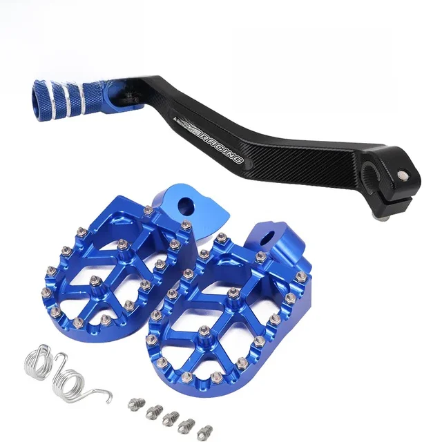 Repose-pieds et manette de vitesse CNC pour moto, repose-pieds pour YAMAHA YZ85 YZ125 YZ250 125X YZ250F YZF WRF 250 450 YZF250 WRF250 WR450F 2005-2020 2021