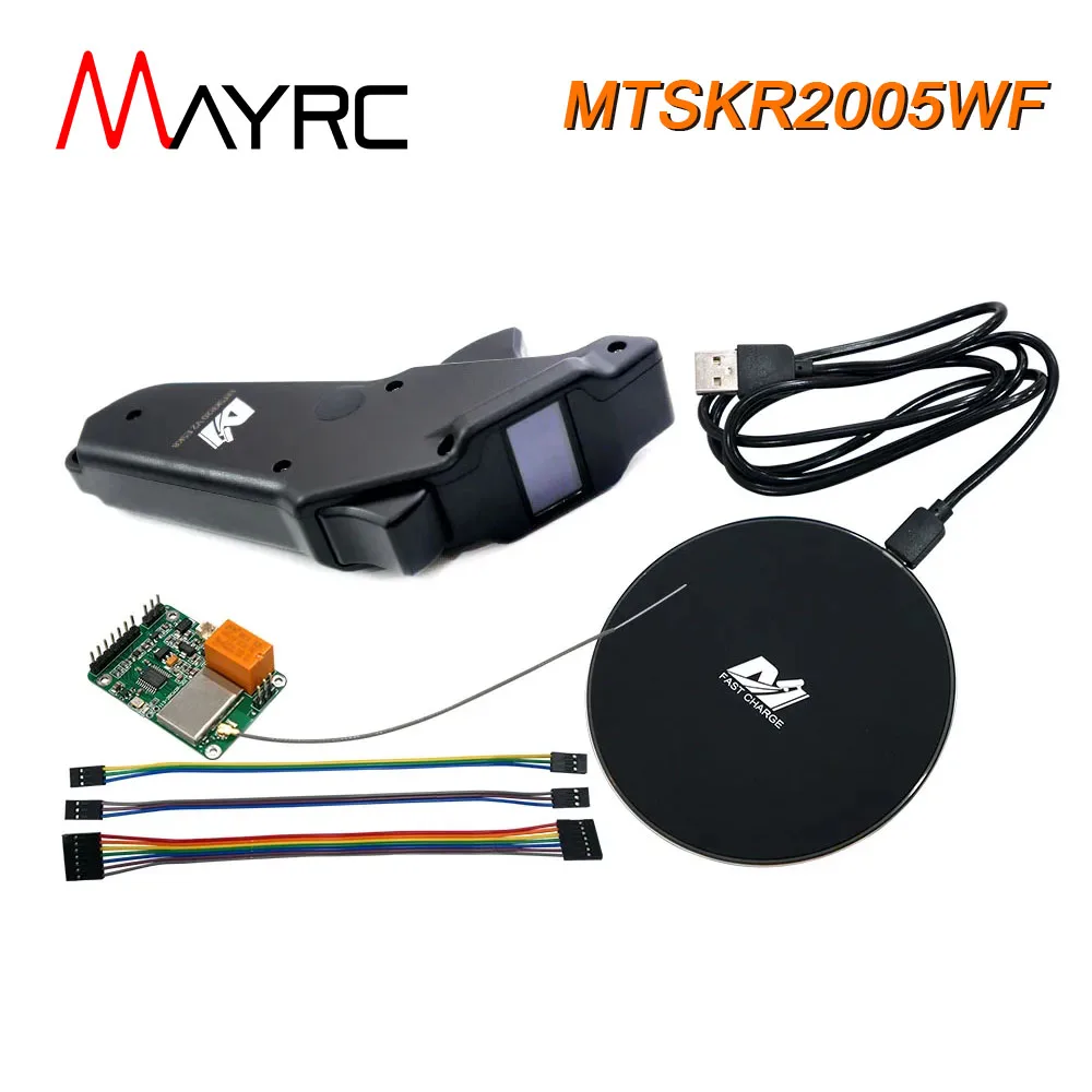 

MAYRC Waterproof IP66 Remote Controller Wireless Charging LED Screen for Esk8 Electric Skateboard Longboard Electric Skate Board