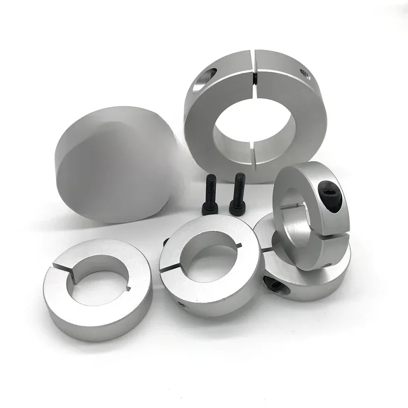 Anneau fixe de type ouvert, roulement lumineux, manchon de limite, manchon de verrouillage, anneau automatique en aluminium, colliers d'arbre de positionnement avec fente, 1 pièces