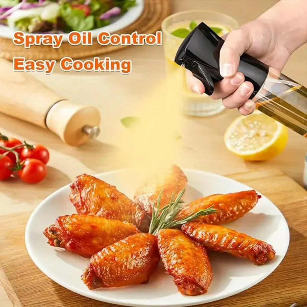 3Pcs Large, Medium and Small Size Combination Spray Bottle Olive oil Cooking oil Spray Suitable for Kitchen Family Barbecue