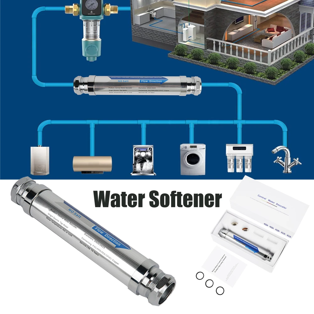 Whole House LPS Scale Inhibition System Inline Water Softener System Descaler Water Filter Purifier Home Scale Reduction
