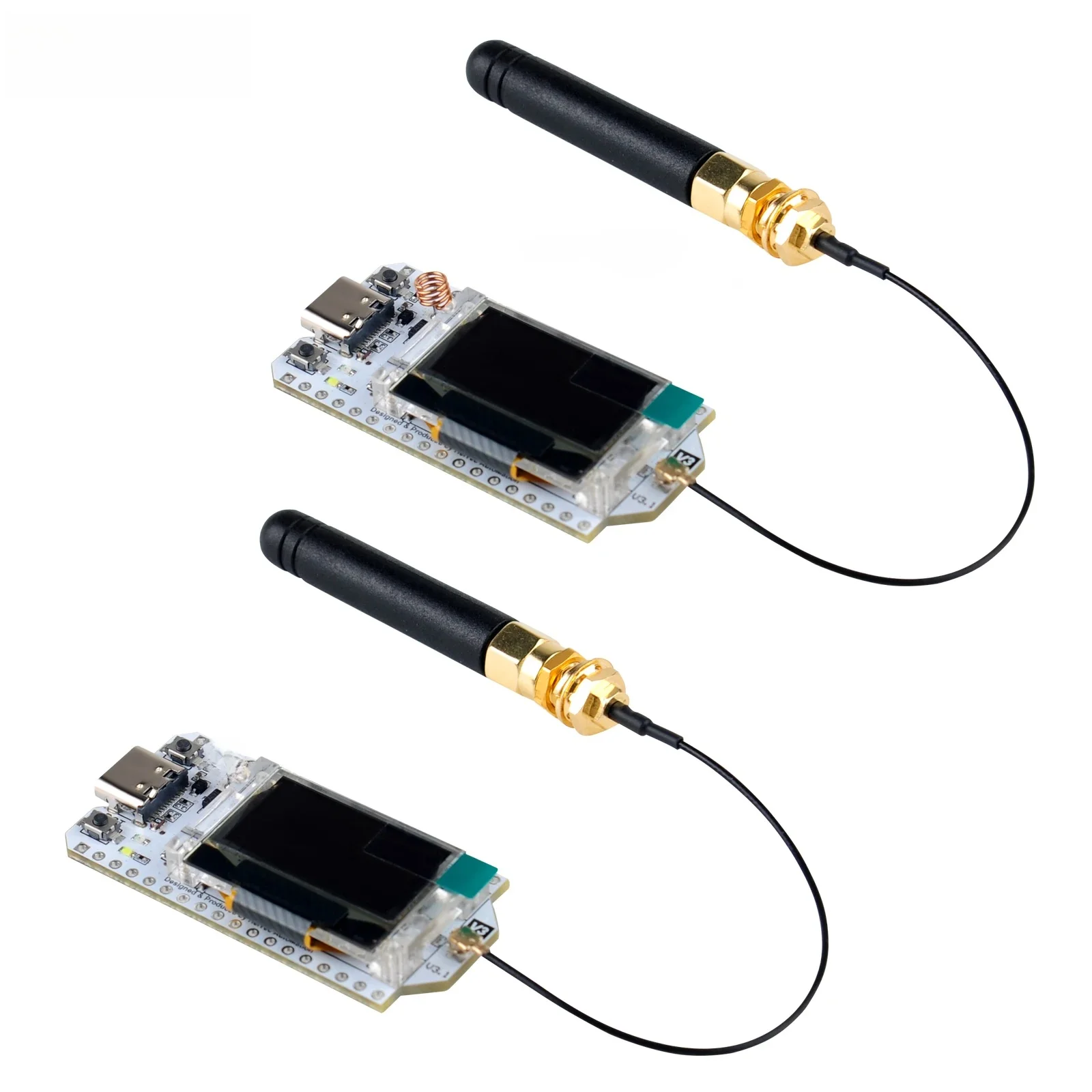 2 pièces Heltec LoRa32 V3 868MHz 915MHz carte de développement SX1262 0.96 pouces OLED affichage BT + WIFI Lora Kit pour Arduino IOT méshtastique