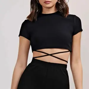 Cropped Blouse Short Sleeed 6 Main Sales Women's gringa dress - №2