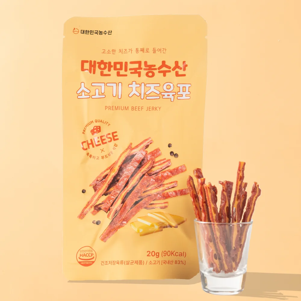 S. Korea Agricultural and Fisheries 20g x 10 pieces of meat and fish meat and fish meat and fish meat and meat and meat cheese 6x20g x 10 pieces