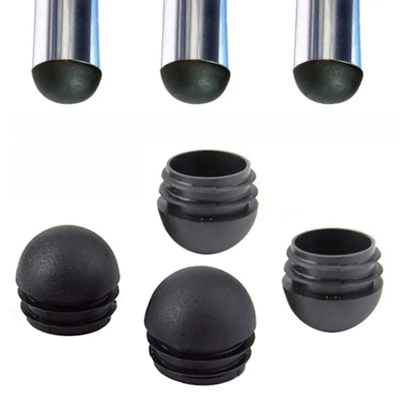 12 szt. plastikowych zaślepek okrągłych rur 16-50 mm Zaślepki antypoślizgowe na nogi krzeseł Osłona przeciwpyłowa Podkładka ochronna na podłogę Akcesoria meblowe — zdjęcie 2