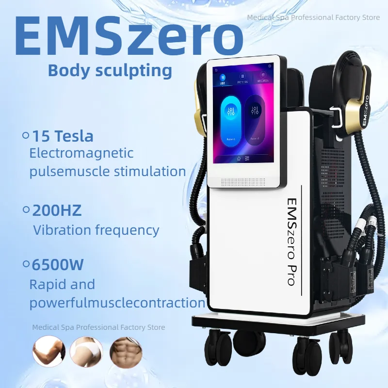 Professional EMSzero NEO RF Ultra PRO 6500W Machine 2025 EMS Body Sculpting Machine EMS ZERO Muscle Stimulation Slimming