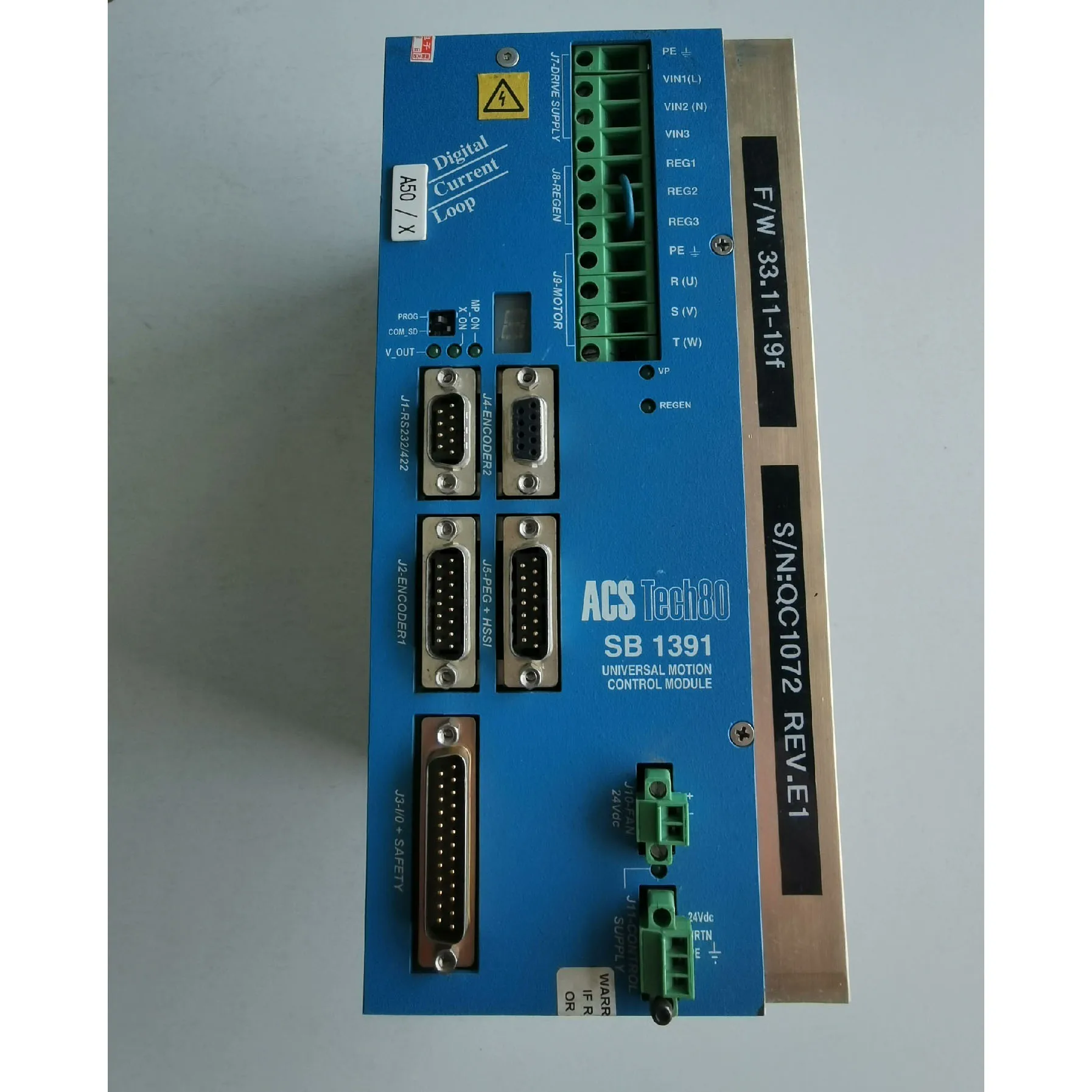 SB1391C-E-R-A-LBL servo drive motion controller used in good condition