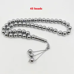 Tasbih 45 Beads Metal beads Taiwan Processing Technology Fade-Free Muslim Paya Beads Bracelet Islamic Gift Rosary