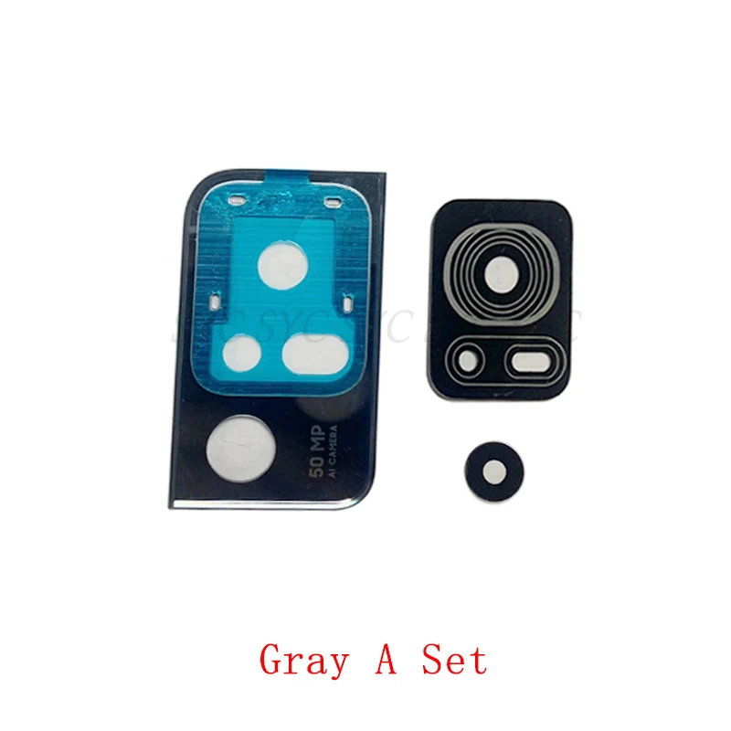 Rear Back Camera Frame with Lens Glass For TCL 40 SE Camera Glass Lens with Frame Repair Parts