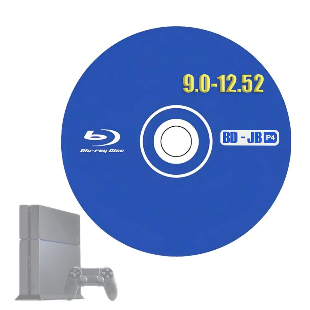 Jailbreak para PS4 con Disco Dorado 9.0-12.52, Payload Bootable, Inicio con 1 Clic, No Requiere PC, Todo en Uno para Crear y Copiar Juegos