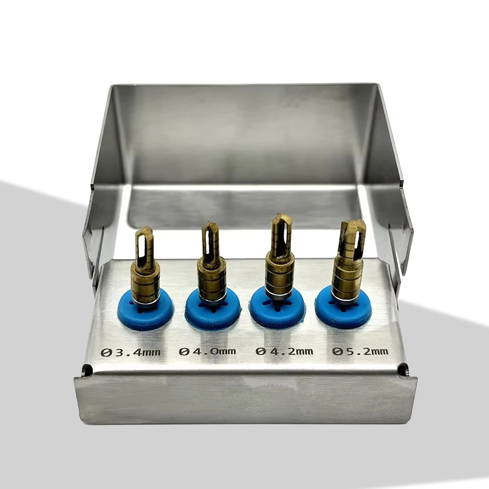 

Professional Dental Bone Drill Kit with Self-Grinding Collector for Dental Implant Surgery, Oral Surgery Equipment Tool