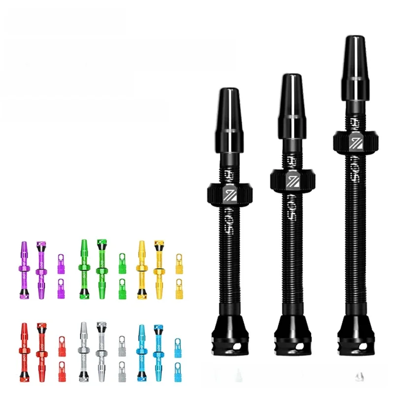 AliExpress BUCKLOS Bike Tubeless Valves MTB 60MM 65MM 80MM Mountain Road Bike Presta Valve CNC Aluminum Alloy Tire Nipples for Bicycle Part