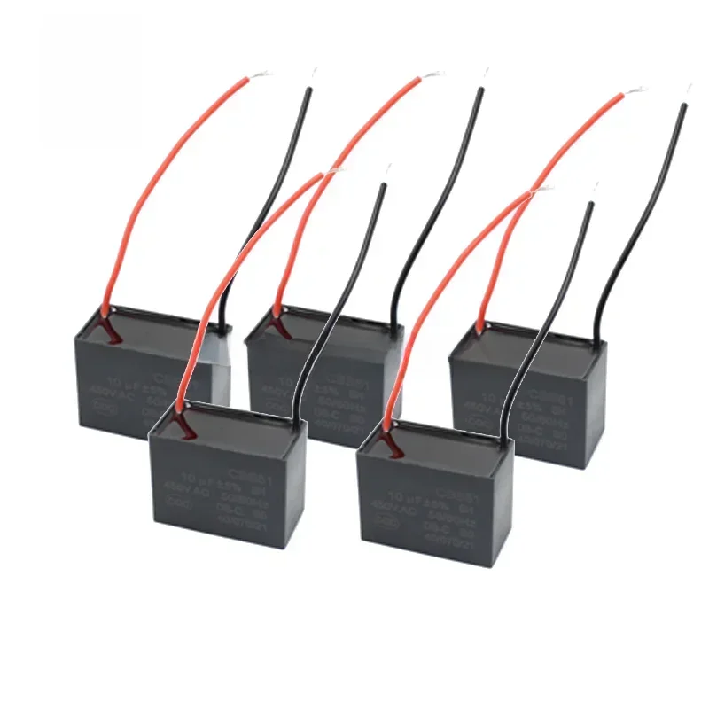 2~5 szt. CBB61 Kondensator rozruchowy 450V AC do wentylatora, kondensator pracy silnika CBB 1UF-20UF 1.2UF 1.5UF 2UF 2.5UF 3UF 3.5UF 4UF — zdjęcie produktu 4