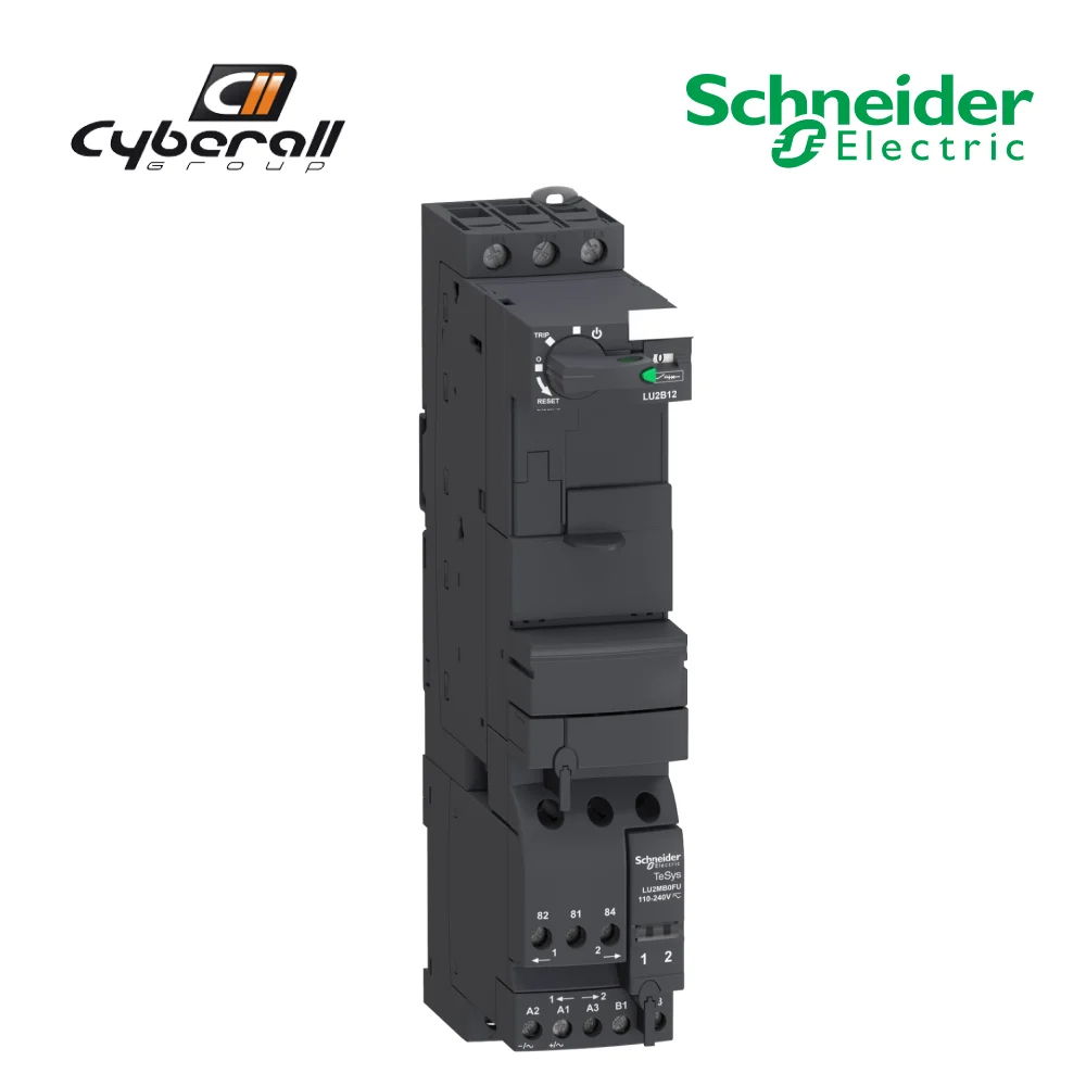 Schneider Electric-Cyberall-non-inverting power Base, TeSys U, 3 pole, 12A / 690V 24V AC reference: