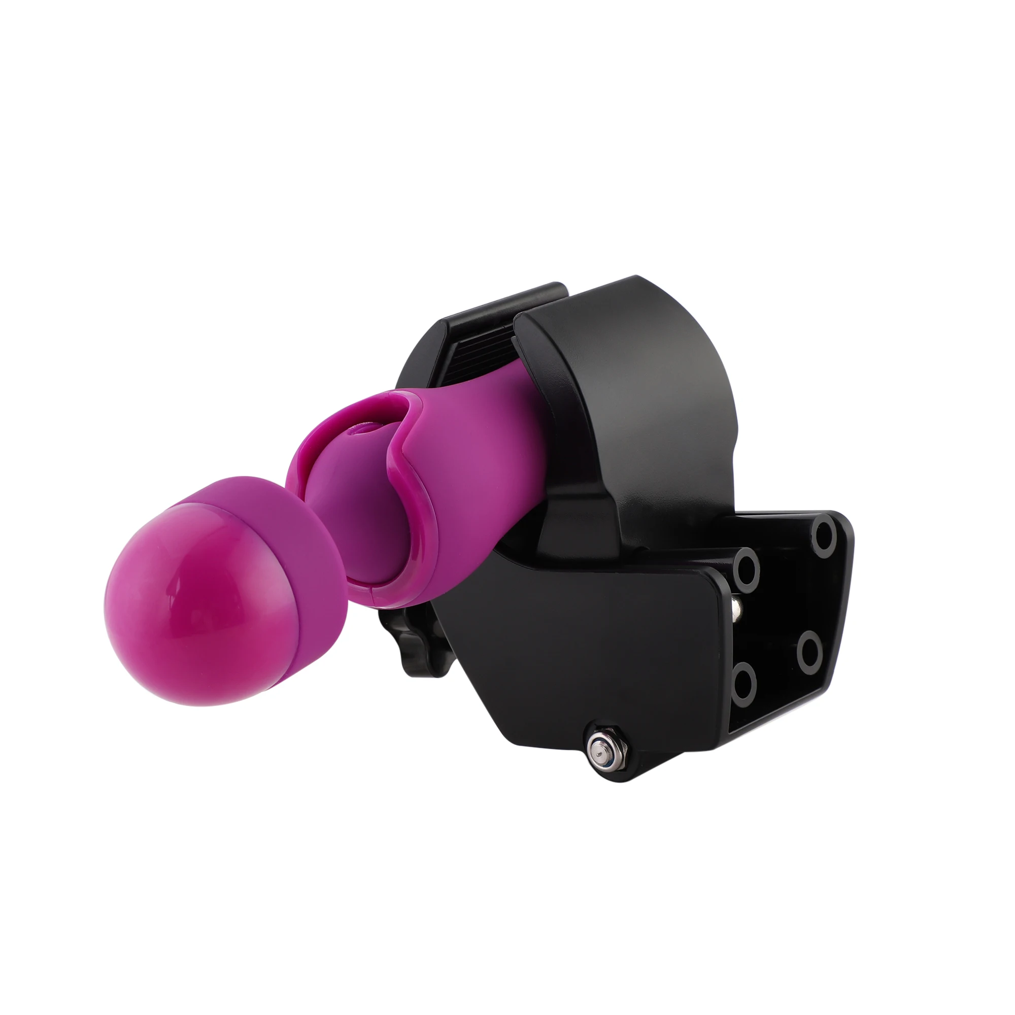 HISMITH Sex Machine Vibrator Clamp Wand Massager Clip Hand instead dildo Holder Quick Air/Kliclok Connector sex products image 6