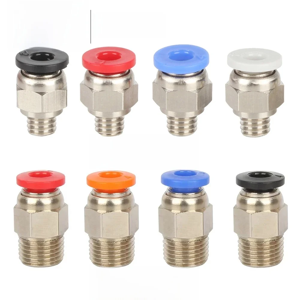 Części drukarki 3D 3DSWAY PC4-01 szybkozłącze złączki pneumatyczne złącze 4*2 podawanie PTFE dla e3dv6 Hotend 1.75mm Filament — zdjęcie 2