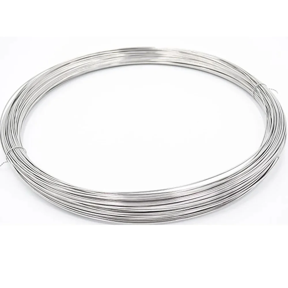 Fil dur à ressort en acier inoxydable, fil dur simple et lumineux, 0.2mm, 0.3mm, 0.4mm, 0.5mm, 0.6mm