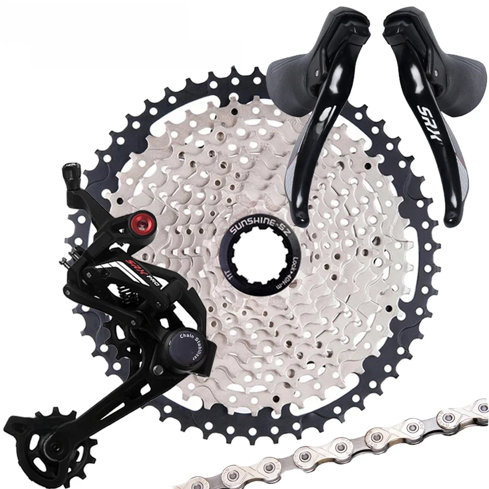 AliExpress UK SENSAH Gravel Road Bike 11 Speed Groupset 1x11 CX Bicycle Shifter Mechanical Brake Clutch