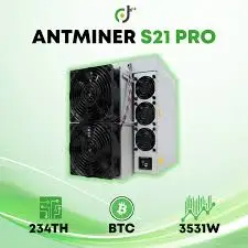 SO AUTHENTIC BITMAIN ANTMINER S21 PRO (234TH) BITCOIN CRYPTO ASIC MINER