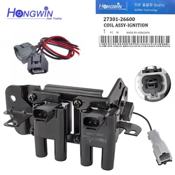 Genuine No.: 27301-26600 Ignition Coil Pack Fits Hyundai Accent Getz LaVita G4EC G4EE G4ED 1.4 1.5 1.6 2730126600 27301 26600