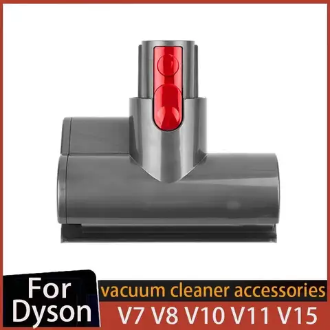 Mini Motorized Tool Brush Head For Dyson V7 V8 V10 V11 V15 Stick Vacuum Cleaner Mite Removal Suction Head Replace Parts