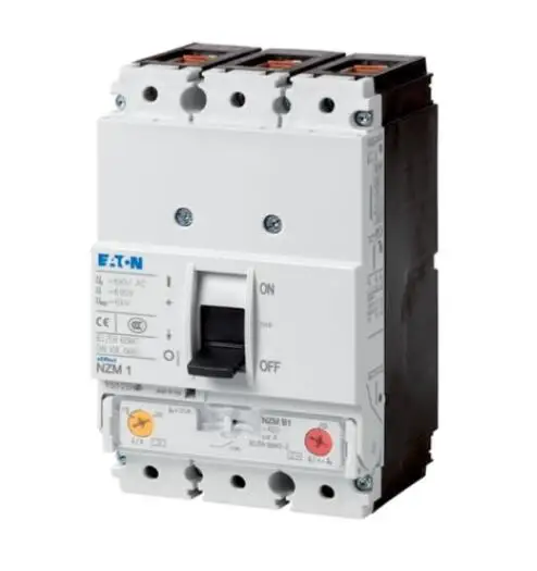 

NZMN1-A160 281234 Molded Case Circuit Breaker. NZM1, 3 pole, Switching capacity 400/415 V 50 Hz( Icu ): 50 kA, 160 A, Fixed, Box