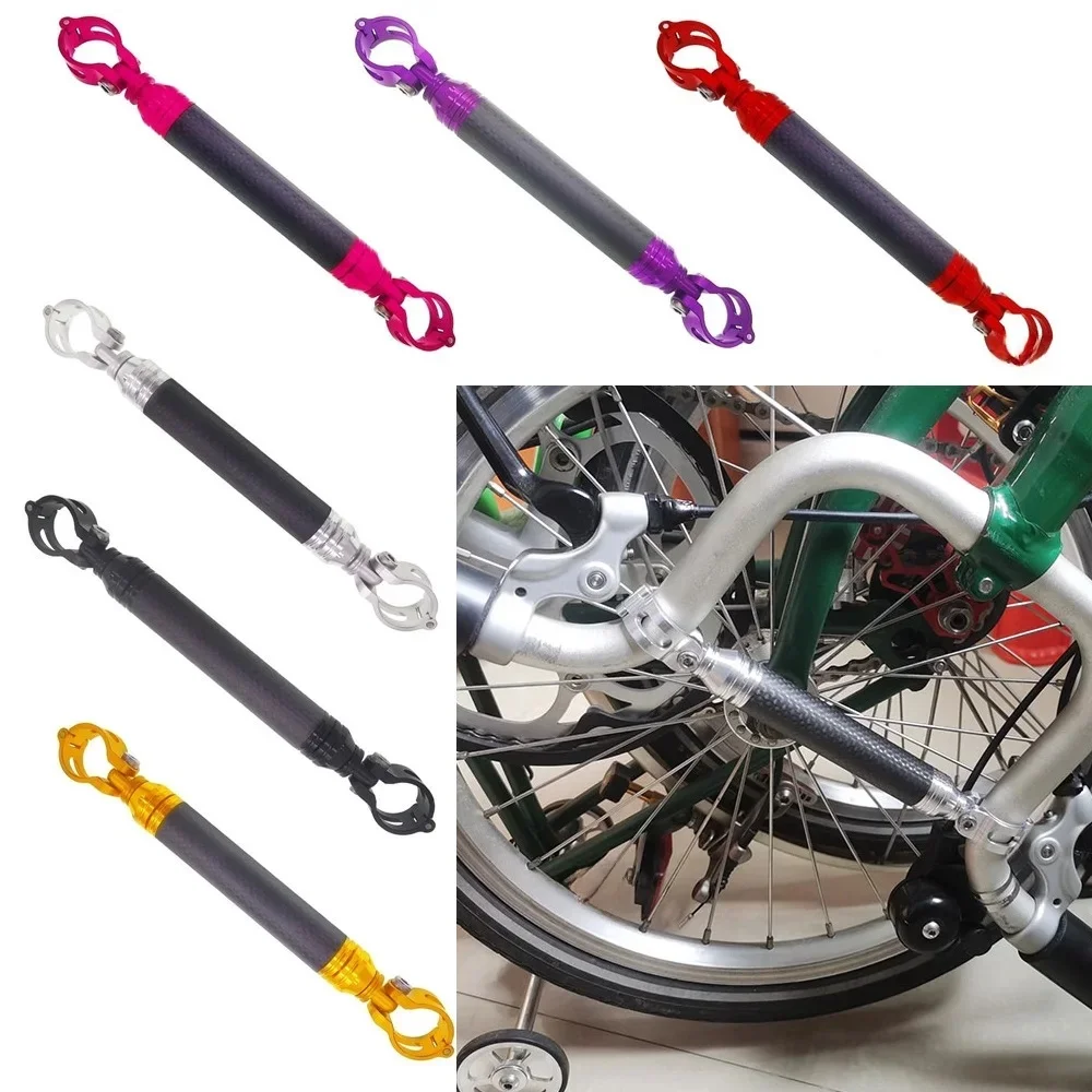 AliExpress Folding Bike Swallow-shaped Handlebar Brace Bridge Extender Use For Brompton M H Handlebar Phone Holder Computer Lights Mount