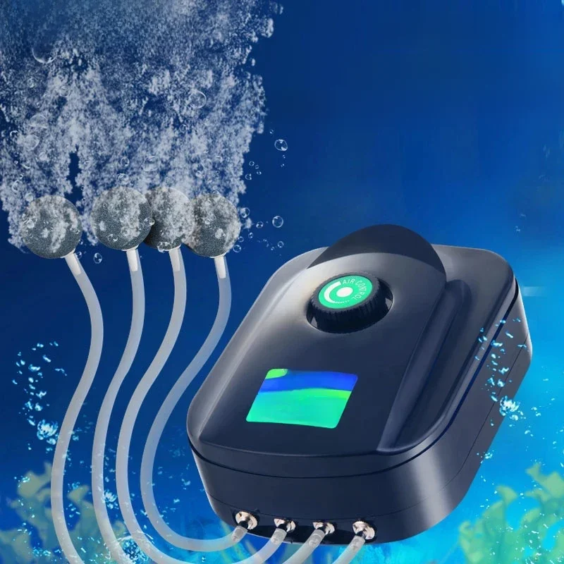 SOBO High Power 8w 12w Fish Tank Oxygen Air Pump Fish Aquarium Air Compressor Regulowany przepływ powietrza Pompa tlenowa dla ryb 220V-240V — zdjęcie 2