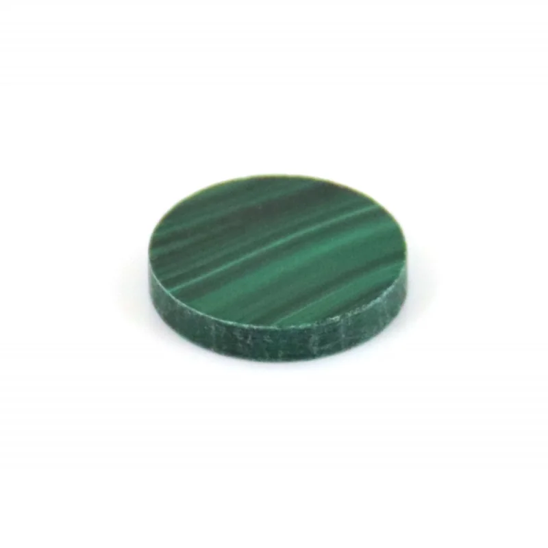5pcs Malachite Cabochons Disc Flat Round Shape 12/20mm Genuine Natural Stone For jewelry Making Craft Ring Earrings DIY Pendant