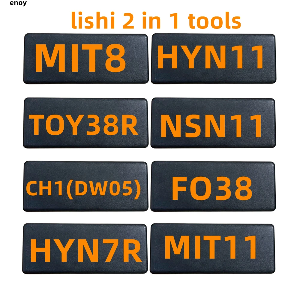 

LISHI 2 in 1 Locksmith tool HY16 HY17 HU87 HU49 CY24 FO38 HYN7R MIT11 MIT8 HYN11 TOY38R NSN11 CH1(DW05) Locksmith tools