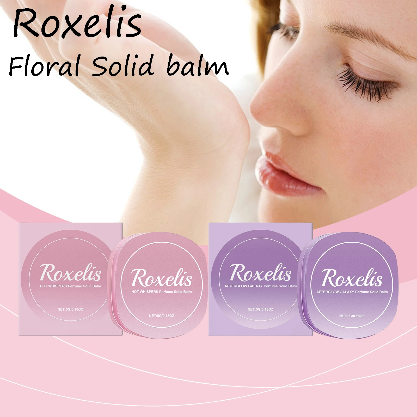 

Roxelis цветочные духи твердые духи портативный прочный элегантный аромат удаление запаха пота очаровательный праздничный подарок твердый бальзам